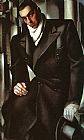 Portrait of Man in Overcoat by Tamara de Lempicka